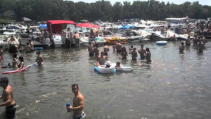 Petite Lake Sandbar!